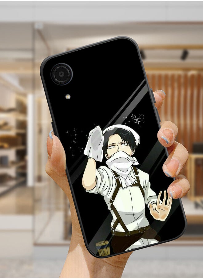 Generic - Protective Shockproof Case Cover For Samsung Galaxy A03 Core Levi Ackerman Attack on Titan funny anime Drawing - Image 1