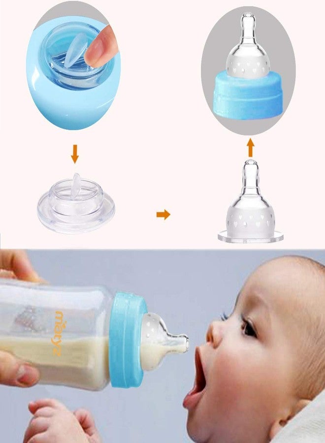Matyz 4-PACK Wide Mouth Breast Milk Storage Containers With Lids (Blue, 8oz Each) - Freezer Safe Breastmilk Storage Bottles - Breast Pump Accessories For Medela Spectra Avent Breast Pumps - Image 5