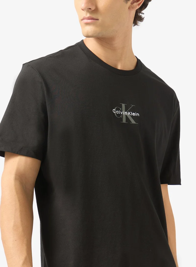 Calvin Klein Jeans  Micro Monologo Regular Fit T-Shirt for Men | Best Price UAE