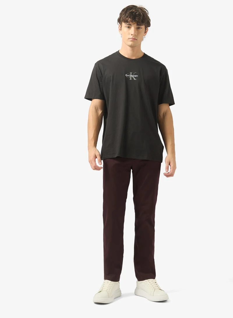 Calvin Klein Jeans  Micro Monologo Regular Fit T-Shirt for Men | Best Price UAE