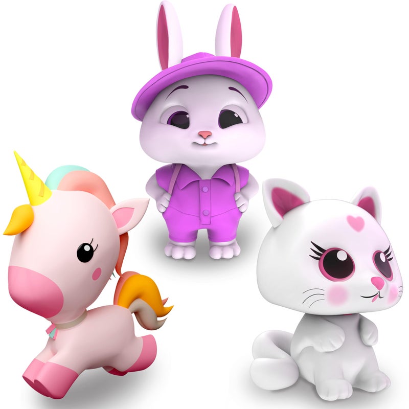 SplashEZ Mold Free Bath Toys for Kids & Toddlers, Sealed No Hole Baby Bath Toys, Soft Durable Fairy Tale Set, Float on Water, No Mold Design for Shower Tub Pool, Infant Babies Ages 0-1-3-6-12-18 Mo - Image 1