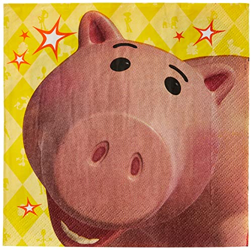 Amscan DisneyPixar Toy Story 4 Luncheon Paper Napkins 65 x 65 Multicolor Pack of16 - Image 1