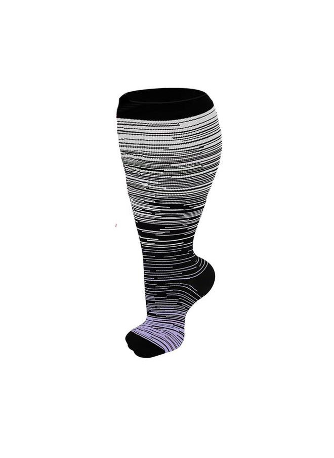 Bluejw - Youlijian  Special For Increasing Fat Socks Fat Socks For Men And Women Solid Color Pressure Sequential Socks Socks - Image 1