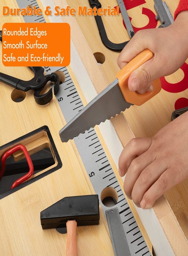 Gresdent 28 Pcs Kids Toy Tool Set Construction Party Supplies Plastic Pretend Play Accessory for Boys with Screwdrivers Pliers Axes Saws - Image 4