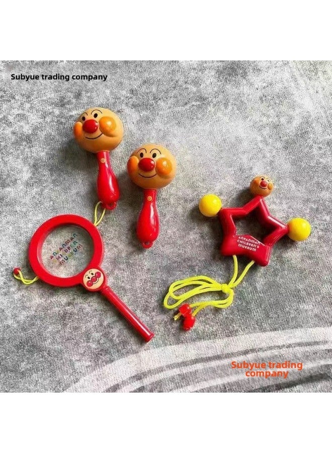 Bread Superman Hand Rattle Sand Hammer Rattle Five-pointed Star Rattle Early Education Toy Baby-years Old-Color:Rattle-bag - Image 4