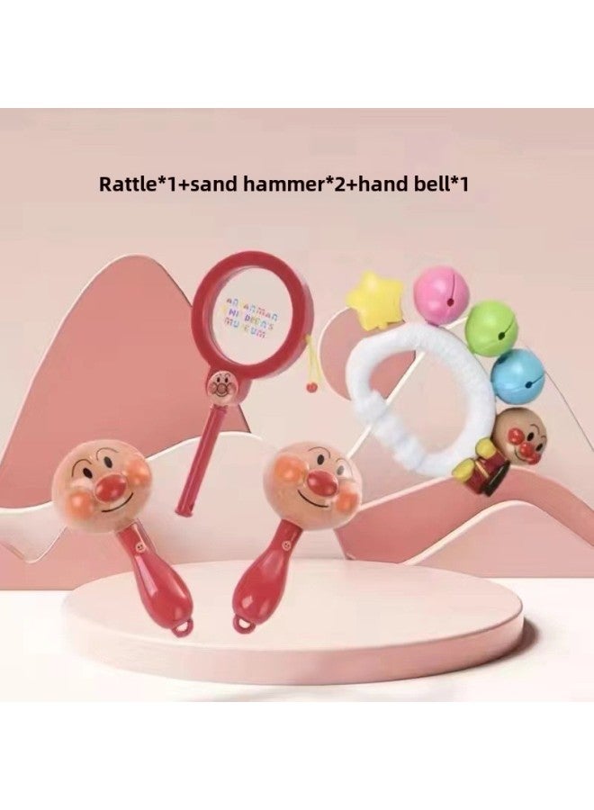 Bread Superman Hand Rattle Sand Hammer Rattle Five-pointed Star Rattle Early Education Toy Baby-years Old-Color:Rattle-bag - Image 5