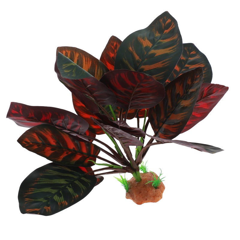 Realistic Reptile Terrarium Plants For Glass Containers Faux Plants For Lizard Snake Tortoise Aquarium Decor And For Creating Natural Scenery - Image 5