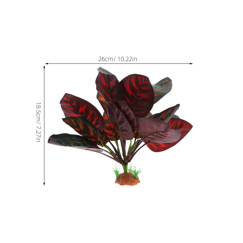 Realistic Reptile Terrarium Plants For Glass Containers Faux Plants For Lizard Snake Tortoise Aquarium Decor And For Creating Natural Scenery - Image 4