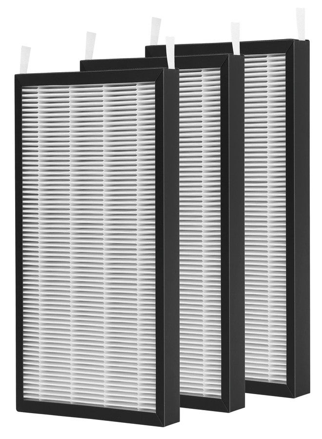 FCFMY 3 Packs HEPA Carbon Combo Replacement Filters for NuWave Large Area OxyPure Air Purifier 47001, 47002, 47003, and 47004 - Image 1