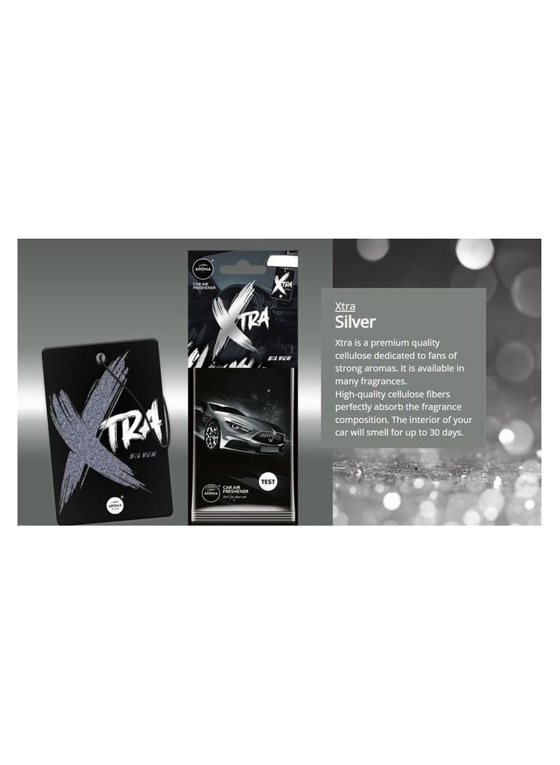 أروما X TRA بلاك معطر جو للسيارة 5 قطع - Image 5