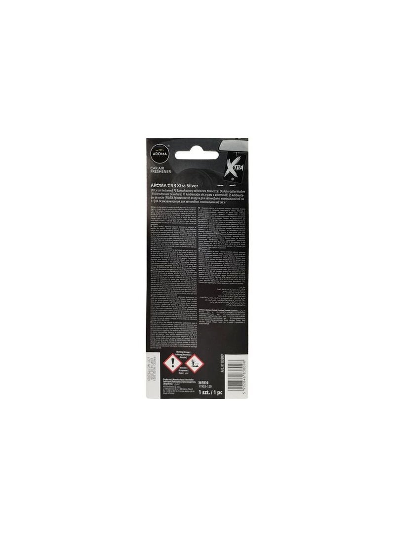 أروما X TRA بلاك معطر جو للسيارة 5 قطع - Image 4