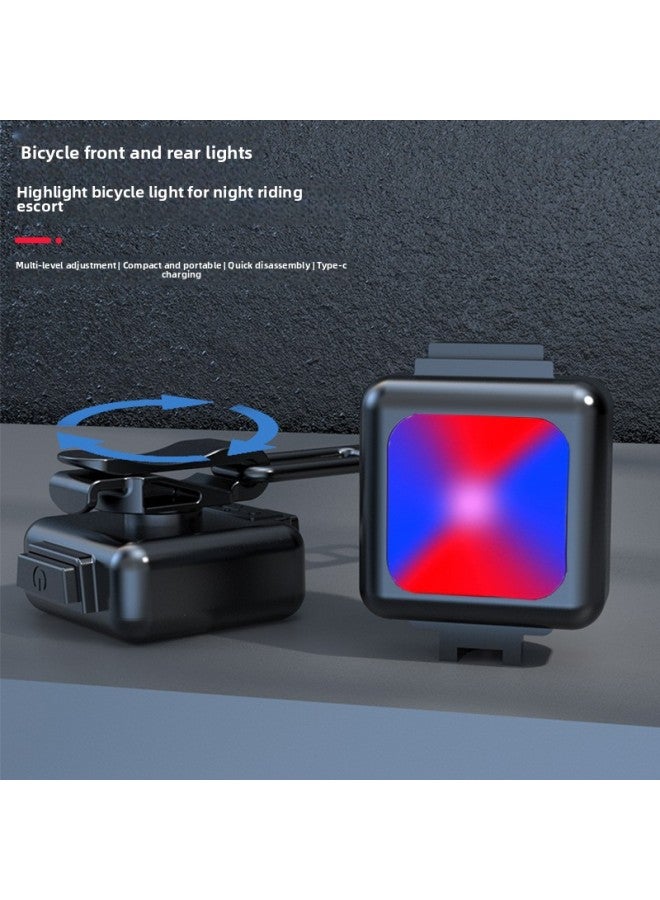 Generic Cross-border New Mini Mountain Bike Lights Strong Light Suitable For Bicycle Front And Rear Lights Outdoor Riding Electric Car Modified Lights 