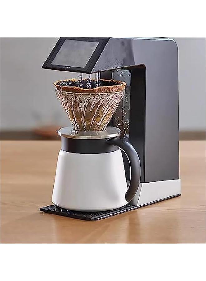 HOOKOR Thermal Coffee Carafe Tea Pot 880ml Stainless Steel Insulation Pot Double Wall Vacuum Insulated Coffee Water & Beverage Dispenser (White) - Image 4