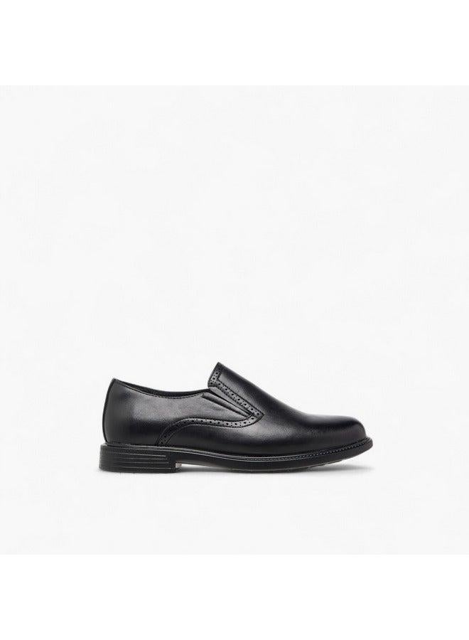 DUCHINI Men's Textured Slip-On Loafers - Image 2