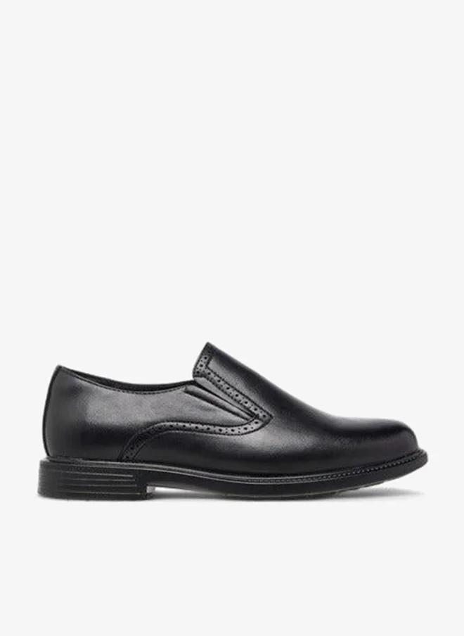 DUCHINI Men's Textured Slip-On Loafers