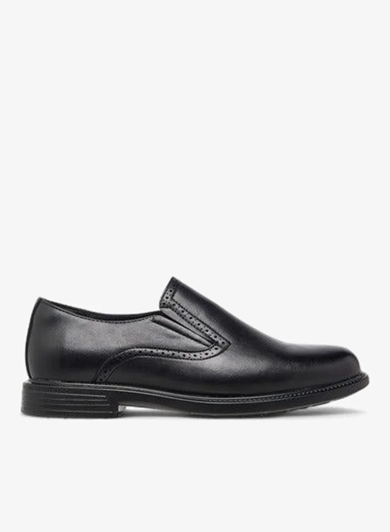 DUCHINI Men's Textured Slip-On Loafers