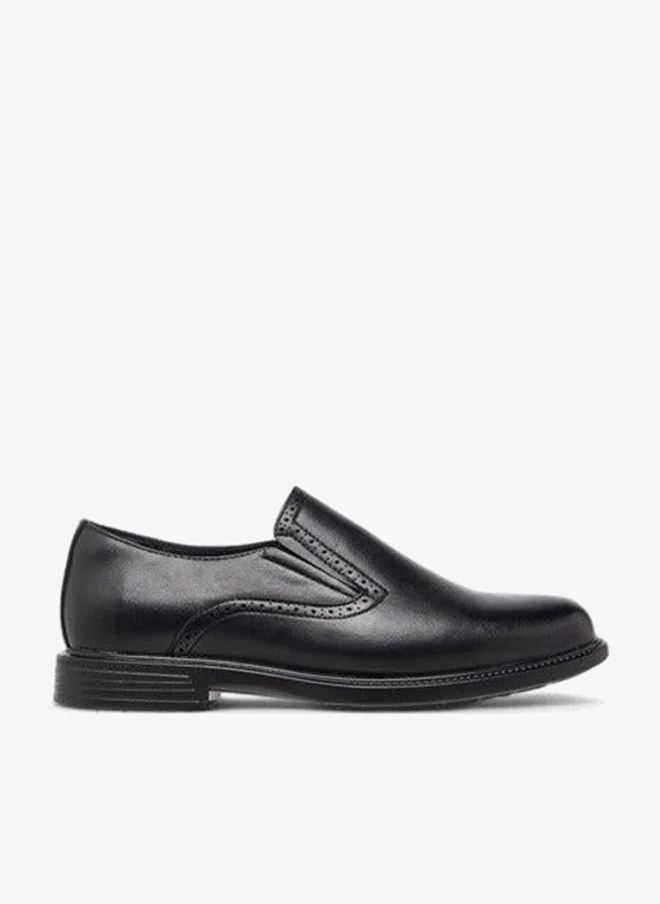 DUCHINI BLACK Men's Textured Slip-On Loafers for Men | Best Price UAE