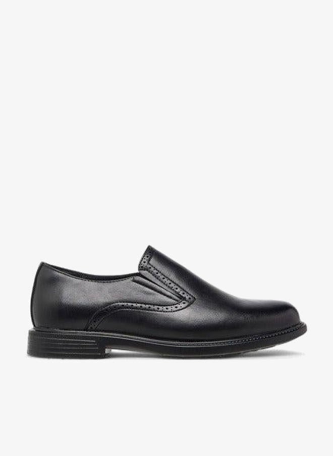 DUCHINI Men's Textured Slip-On Loafers - Image 3