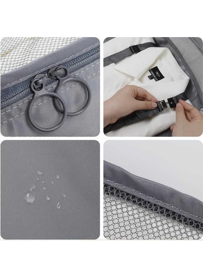 ECVV 8 Set Packing Cubes for Suitcases Luggage Packing Organizers with Laundry Bag Shoe Bag Underwear Bag Travel Essentials Luggage Organizer Cubes - Image 4