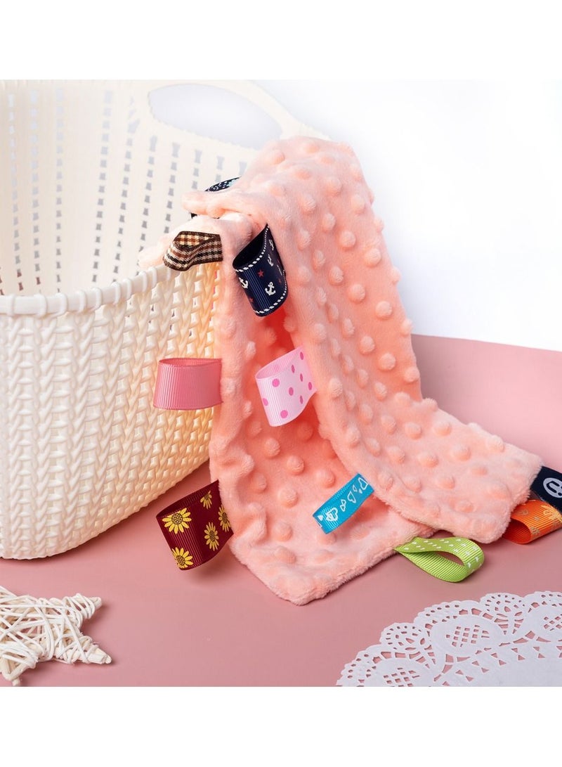 انسولار بيبي ليبل منشفة مهدئة لحديثي الولادة منديل مهدئ برتقالي - Image 1