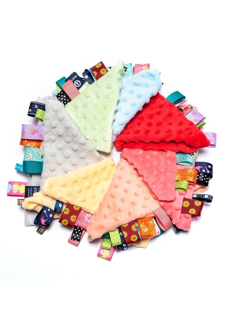 انسولار بيبي ليبل منشفة مهدئة لحديثي الولادة منديل مهدئ برتقالي - Image 4