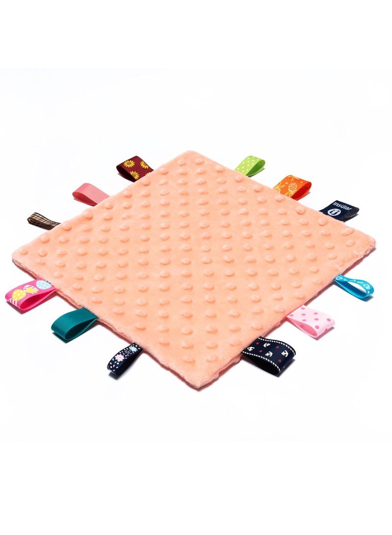 انسولار بيبي ليبل منشفة مهدئة لحديثي الولادة منديل مهدئ برتقالي - Image 2