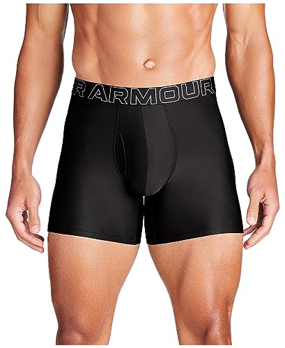 Under Armour Men's Multi-Pack Standard Tech Boxer Brief, 6" Inseam, All-Day Comfort & Ultra-Soft - Image 2