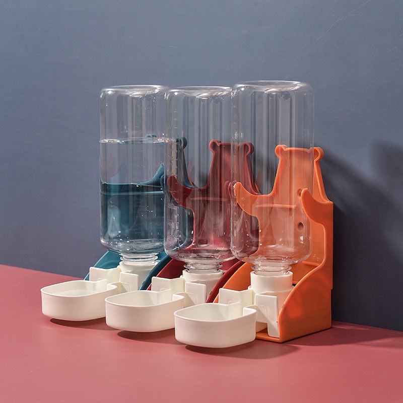 Pet water dispenser hanging cage bowl dog food basin two-in-one dog food hanging wholesale cat supplies feeding - Image 4