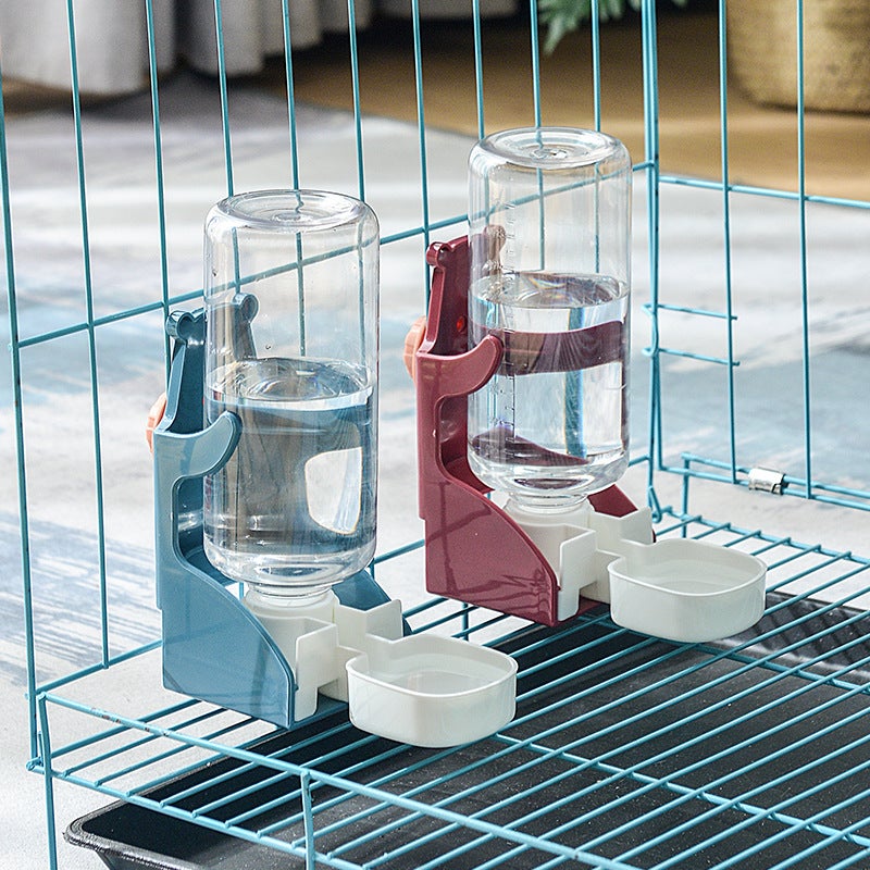 Pet water dispenser hanging cage bowl dog food basin two-in-one dog food hanging wholesale cat supplies feeding - Image 3