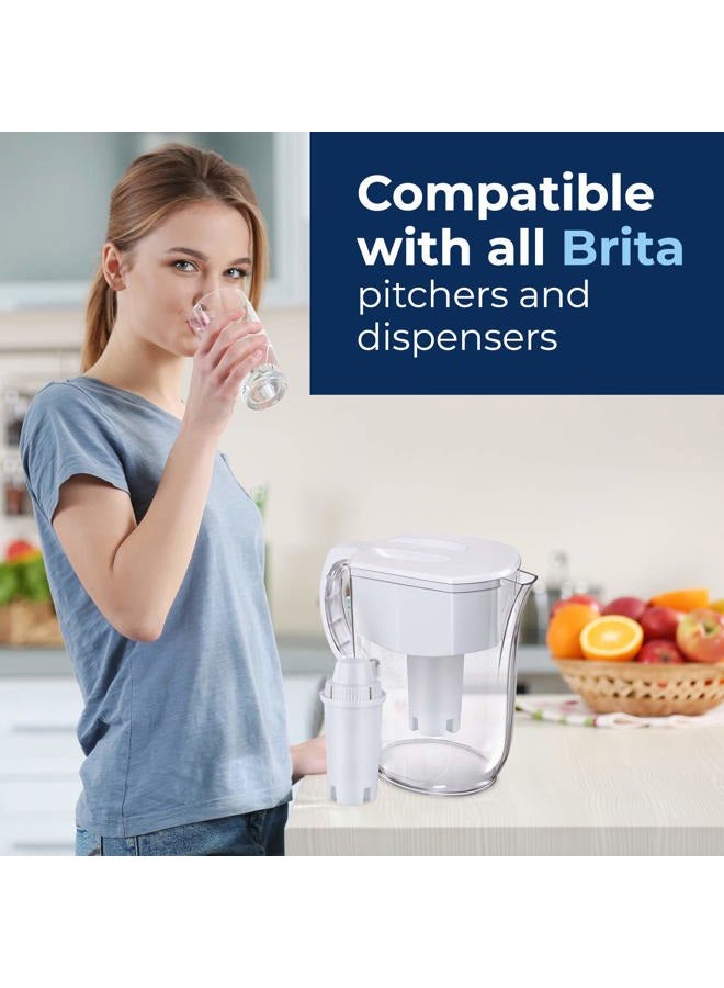 Pureline Replacement for Brita® Filter, Pitchers and Dispensers, Classic 35557, OB03, Mavea® 107007, Replacement for Brita® Pitchers Grand, Lake, Capri, Wave and More (3 Pack) - Image 3