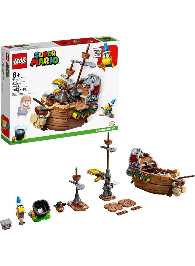 LEGO Super Mario Bowser’s Airship Expansion Set 71391 Building Toy for Kids; New 2021 (1,152 Pieces) - Image 4