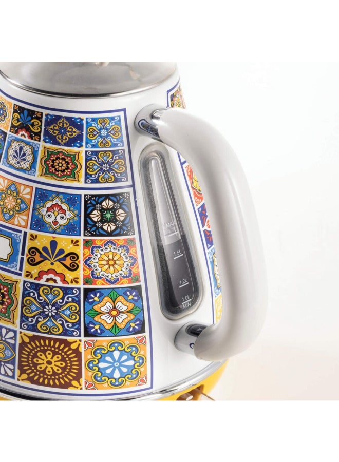 أريتي 2200W Positano Series Electric Jug Kettle Multicolour 1.7 Liter 00C28690PARAS 1.7 L 2200 W 00C28690PARAS multicolour - Image 3
