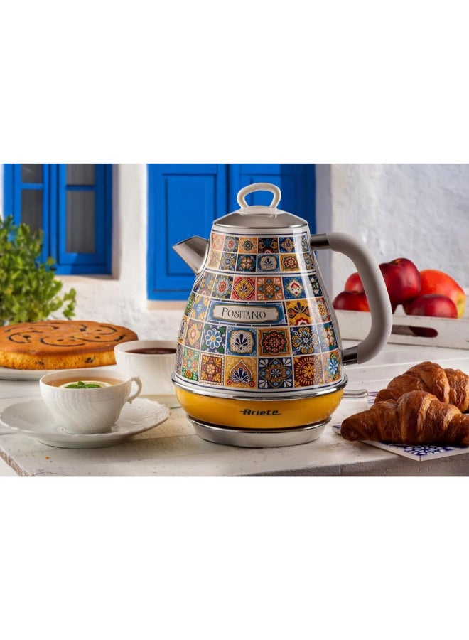 أريتي 2200W Positano Series Electric Jug Kettle Multicolour 1.7 Liter 00C28690PARAS 1.7 L 2200 W 00C28690PARAS multicolour - Image 5