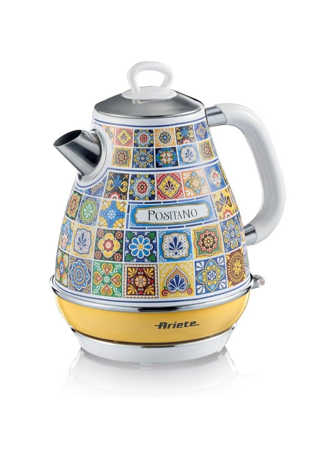أريتي 2200W Positano Series Electric Jug Kettle Multicolour 1.7 Liter 00C28690PARAS 1.7 L 2200 W 00C28690PARAS multicolour - Image 1