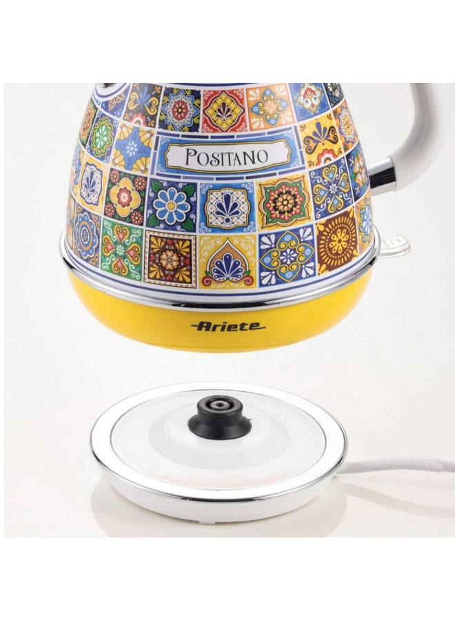 أريتي 2200W Positano Series Electric Jug Kettle Multicolour 1.7 Liter 00C28690PARAS 1.7 L 2200 W 00C28690PARAS multicolour - Image 2