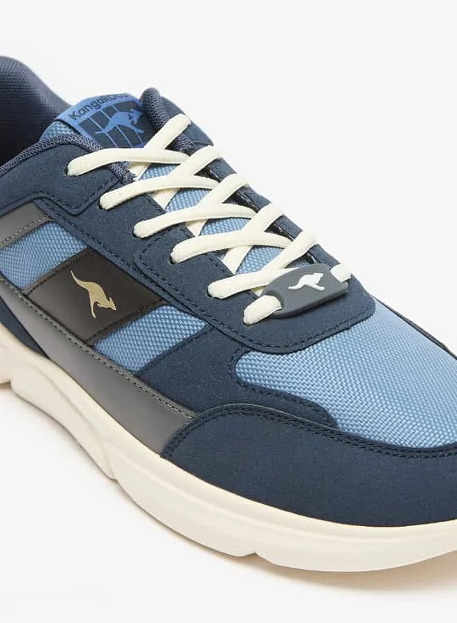 kangaROOS KangaROOS Men's Panelled Sports Shoes with Lace-Up Closure