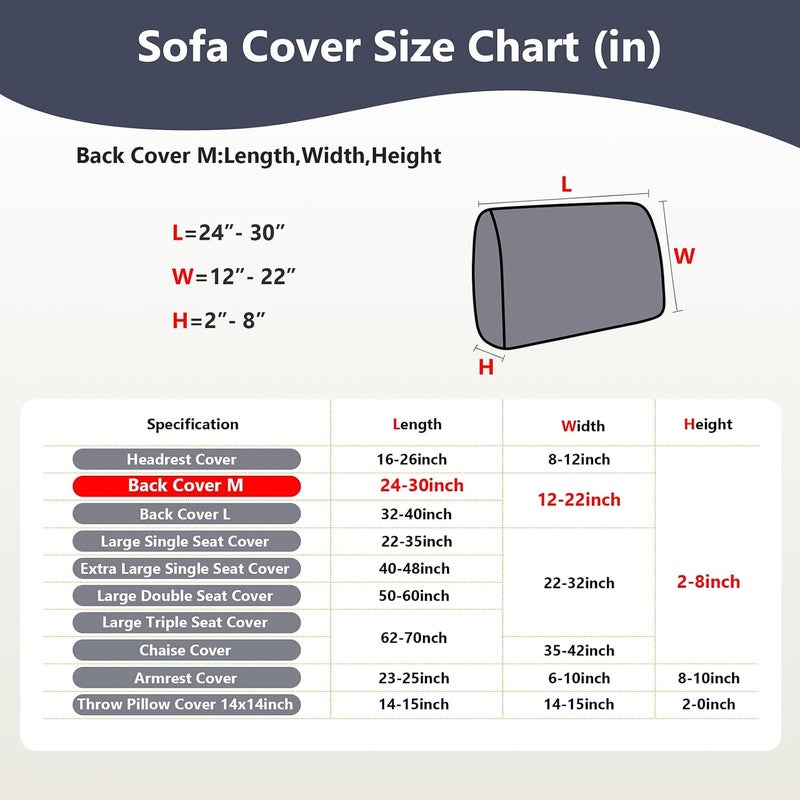 Yoovat Magic Sofa Covers Magic Sofa Couch Covers 2024 New Wear-Resistant Universal Sofa Cover Stretch for Sectional Slipcovers (Texture-Sea Blue,Back Cover M) - Image 3