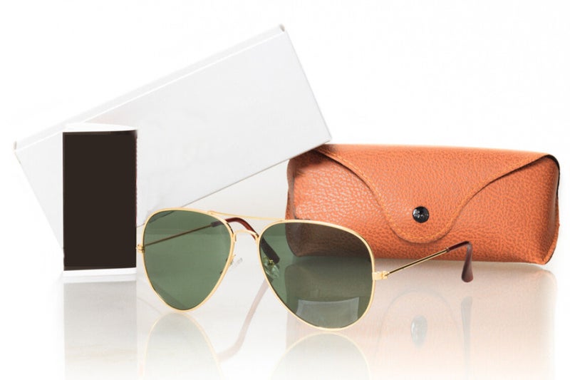 POLICE Men's Cycling Glasses Men's Sunglasses Metal High-end Sunglasses Gold Frame - Image 3