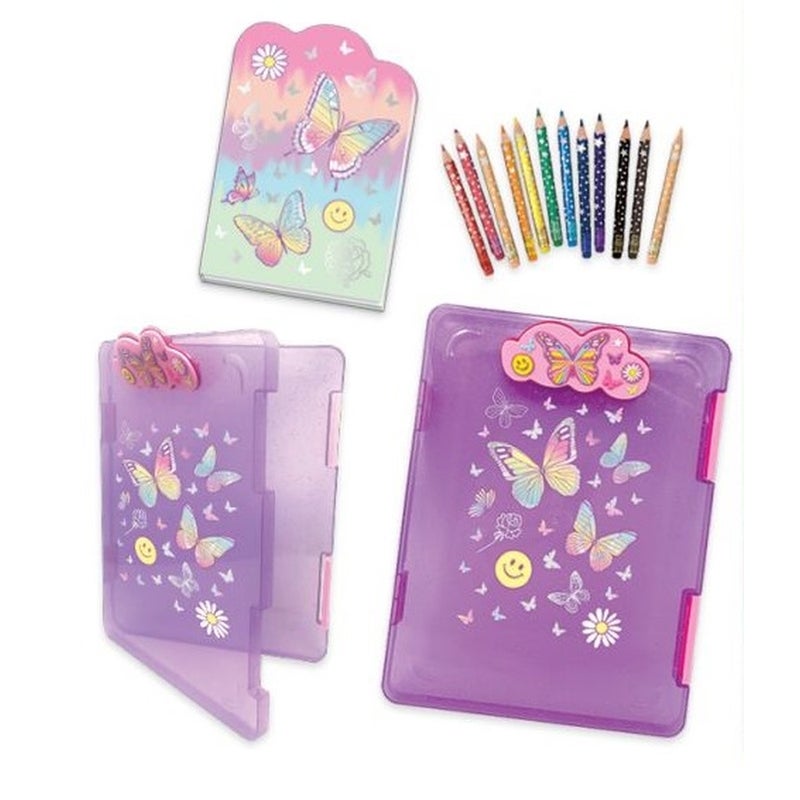 Hot Focus - Tie-Dye Butterfly Clipboard Storage Case - 280TB - Image 2