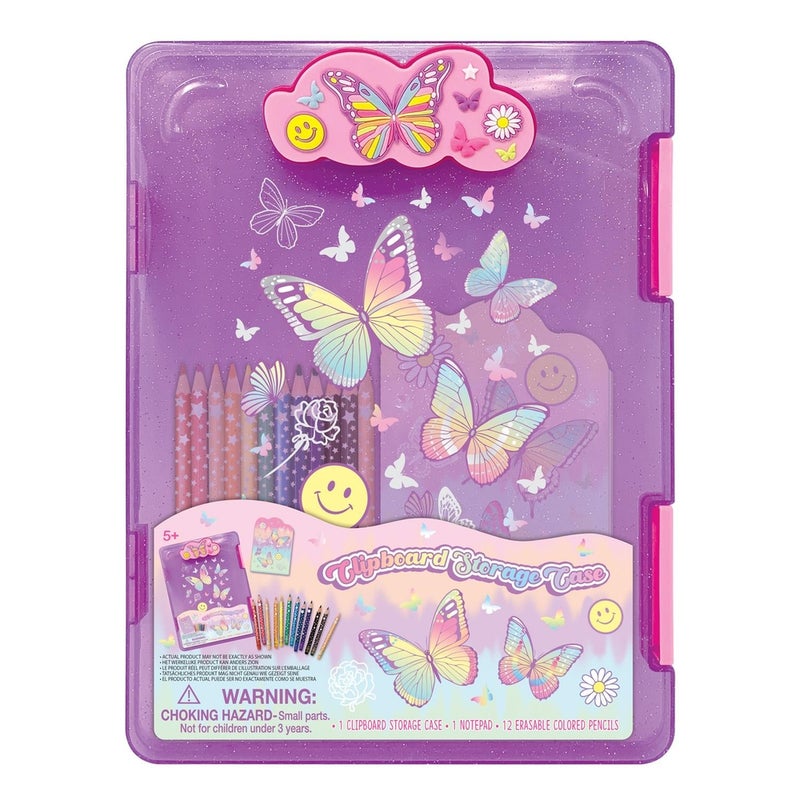 Hot Focus - Tie-Dye Butterfly Clipboard Storage Case - 280TB - Image 1