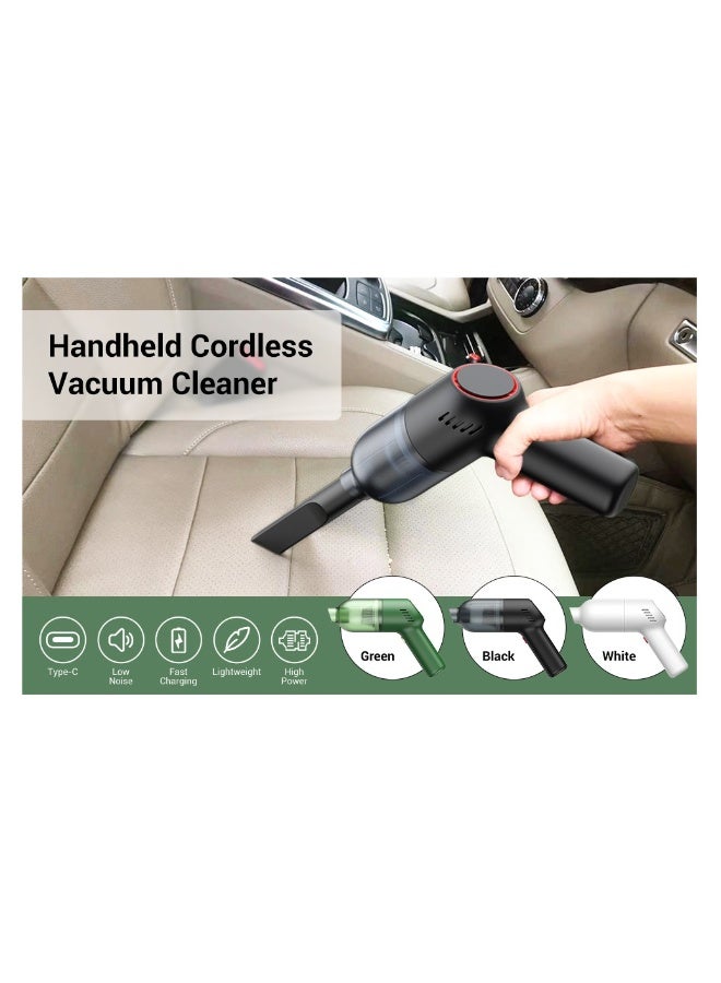 Handheld Vacuum Cleaner Wireless, Mini Rechargeable Hand Vacuum with Strong Suction, Wireless Portable Small Car Vacuum for Carpet - Image 2