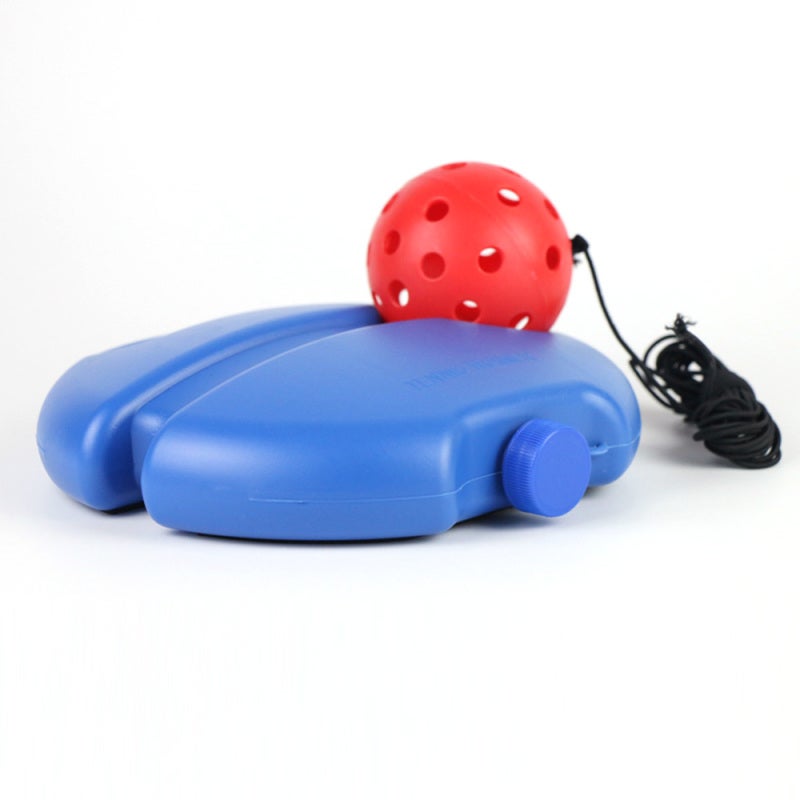 Pickleball Trainer Rebound Ball With String Adjustable Length Lightweight Durable For All Skill Levels - Match Buddy Pickleball Trainer Multifunctional Training Aid Improves Speed Hand-Eye Coordinatio - Image 1