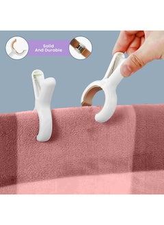 3 Pieces Home Pro Peg Cloth Silicone Jaws Non Marking Strong Grip Clamps Anti-Slip Colourful Clothing Line Clips Cloth Clips For Socks Towel Underwear Blankets White 9.5x4.5 cm - pzsku/ZE4CB1281E27C7B90DFE8Z/45/_/1711452603/af2bf012-1175-446e-bef1-b6b73cb74363