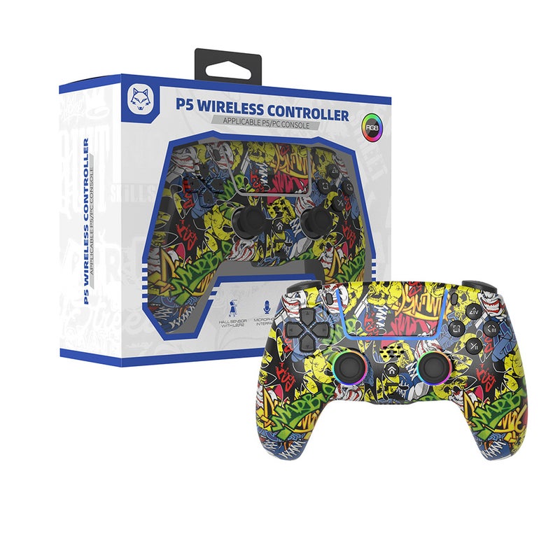 PS5 Wireless Game Controller with RGB Light, Dual Vibration and Hall Trigger - Image 1