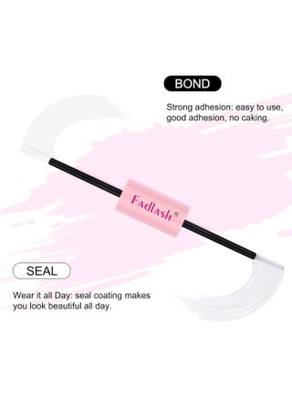 FADLASH Lash Bond and Seal 5g each Total 10g Individual Lashes Glue and Seal Super Strong Hold DIY Lash Extension Kit Hold 48-72 Hours Waterproof Cluster Lash Glue Latexfree Eyelash Extension Kit, Pack Of 1 - view 3