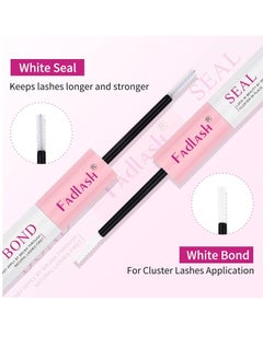 FADLASH FADLASH Lash Bond and Seal 10ml Individual Lashes Glue and Seal Super Strong Hold DIY Lash Extension Kit Hold 48-72 Hours Waterproof Cluster Lash Glue Latexfree Eyelash Extension Kit, Pack Of 1  - Image 4