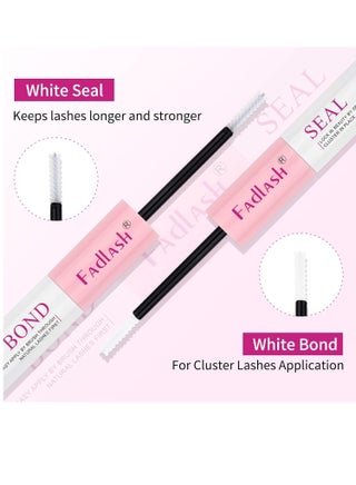 FADLASH Lash Bond and Seal 5g each Total 10g Individual Lashes Glue and Seal Super Strong Hold DIY Lash Extension Kit Hold 48-72 Hours Waterproof Cluster Lash Glue Latexfree Eyelash Extension Kit, Pack Of 1 - view 4