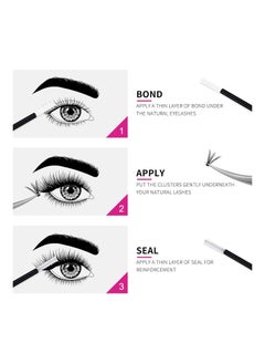 FADLASH FADLASH Lash Bond and Seal 10ml Individual Lashes Glue and Seal Super Strong Hold DIY Lash Extension Kit Hold 48-72 Hours Waterproof Cluster Lash Glue Latexfree Eyelash Extension Kit, Pack Of 1  - Image 5