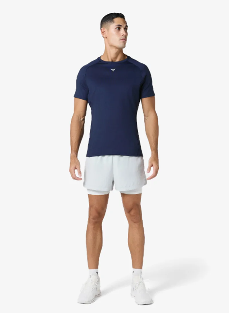 Squatwolf Navy Actdry Warrior T-Shirt for Men | Best Price UAE