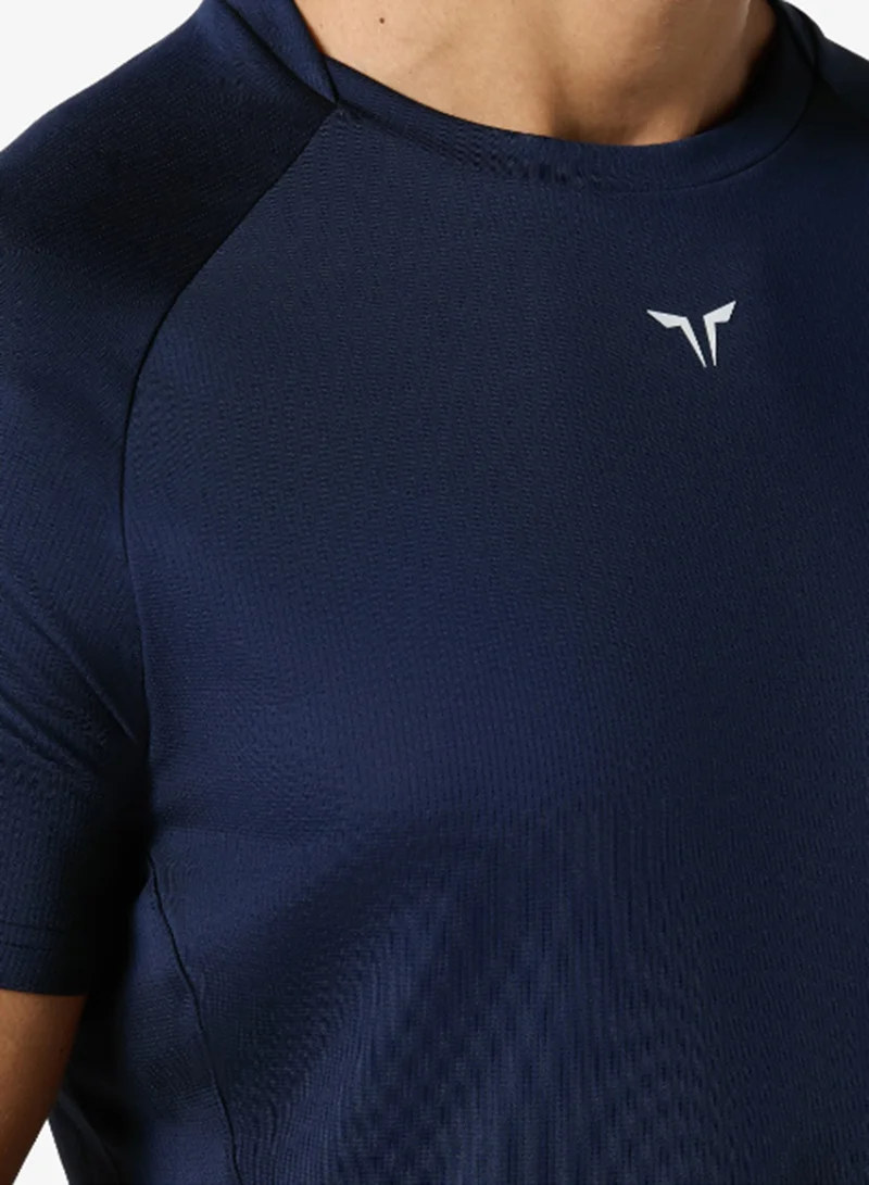 Squatwolf Navy Actdry Warrior T-Shirt for Men | Best Price UAE